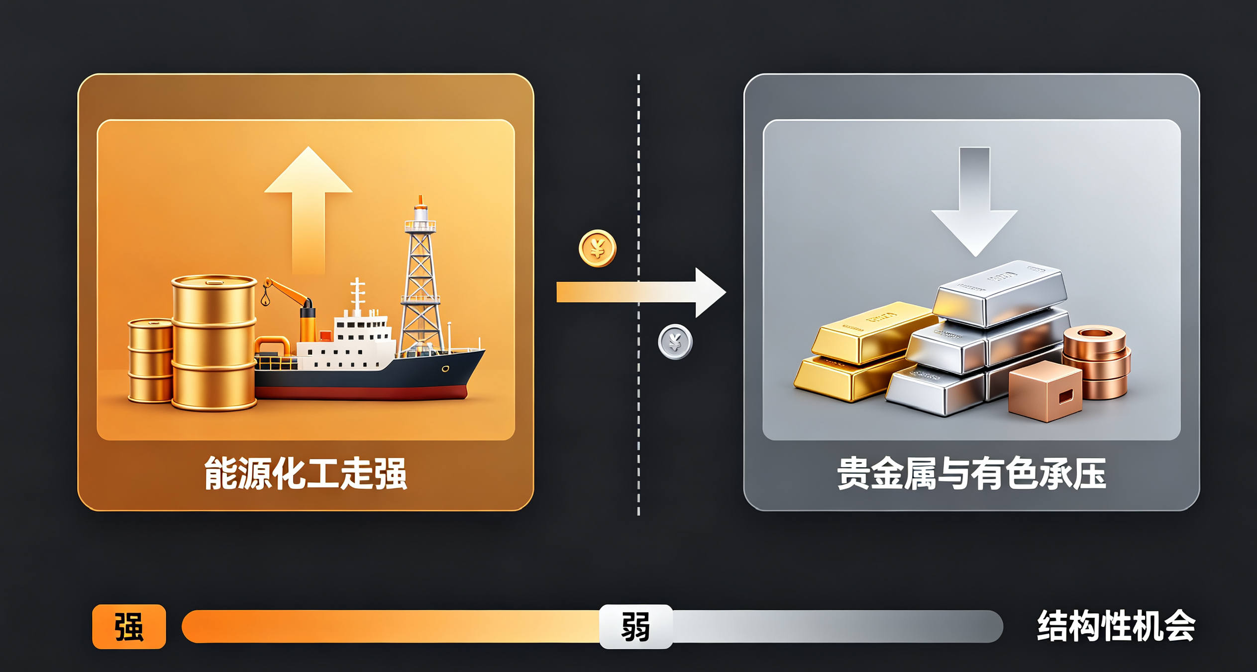 期货行情09‑11:盘面剧烈分化,油强金弱成为日内主线示意图 期货行情09‑11:盘面剧烈分化,油强金弱成为日内主线示意图