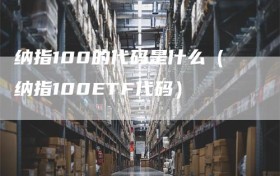 纳指100的代码是什么（纳指100ETF代码）