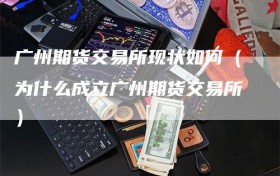 广州期货交易所现状如何（为什么成立广州期货交易所）