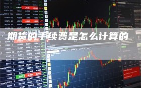 期货的手续费是怎么计算的