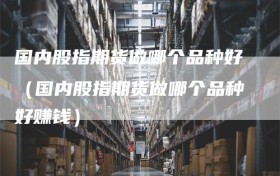 国内股指期货做哪个品种好（国内股指期货做哪个品种好赚钱）