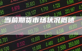 当前期货市场状况概述