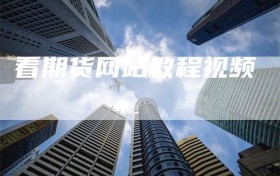 看期货网站教程视频