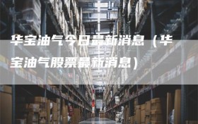 华宝油气今日最新消息（华宝油气股票最新消息）