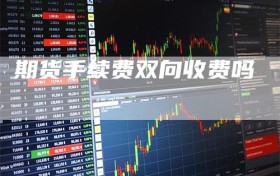 期货手续费双向收费吗