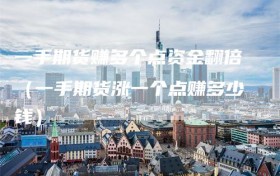 一手期货赚多个点资金翻倍（一手期货涨一个点赚多少钱）