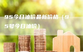 95今日油价最新价格（95号今日油价）