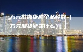 一万元做期货哪个品种好（一万元期货能买什么）