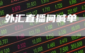 外汇直播间喊单
