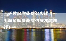 一手黄金期货要多少钱（一手黄金期货要多少钱才能赚钱）