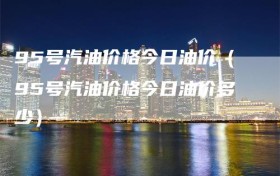 95号汽油价格今日油价（95号汽油价格今日油价多少）