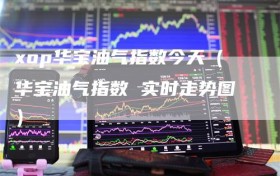 xop华宝油气指数今天（华宝油气指数 实时走势图）