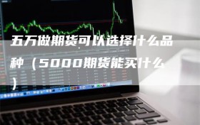 五万做期货可以选择什么品种（5000期货能买什么）