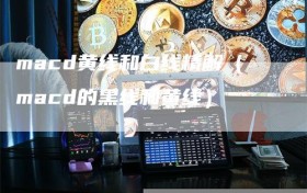macd黄线和白线精解（macd的黑线和黄线）