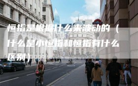 恒指是根据什么来波动的（什么是小恒指和恒指有什么区别）