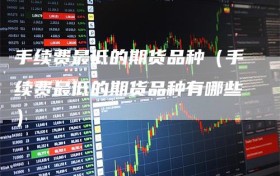 手续费最低的期货品种（手续费最低的期货品种有哪些）