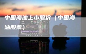中国海油上市股价（中国海油股票）