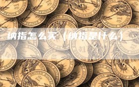 纳指怎么买（纳指是什么）