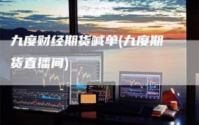 九度财经期货喊单(九度期货直播间)