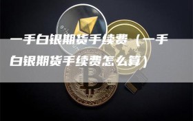 一手白银期货手续费（一手白银期货手续费怎么算）
