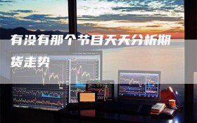 有没有那个节目天天分析期货走势