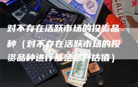 对不存在活跃市场的投资品种（对不存在活跃市场的投资品种进行基金资产估值）