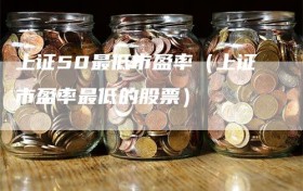 上证50最低市盈率（上证市盈率最低的股票）