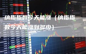 纳指指数今天能涨（纳指指数今天能涨到多少）