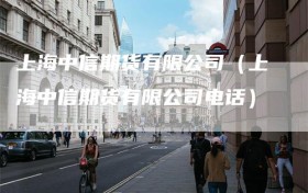 上海中信期货有限公司（上海中信期货有限公司电话）