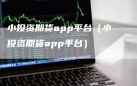 小投资期货app平台（小投资期货app平台）