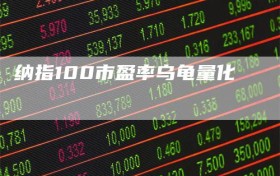 纳指100市盈率乌龟量化