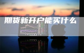 期货新开户能买什么