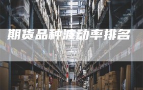 期货品种波动率排名