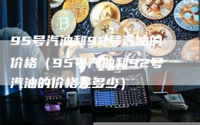 95号汽油和92号汽油的价格（95号汽油和92号汽油的价格差多少）