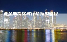 黄金期货实时行情新浪财经网