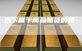 以下属于商品期货的是