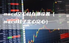 macd空心柱在哪设置（macd柱子实心空心）