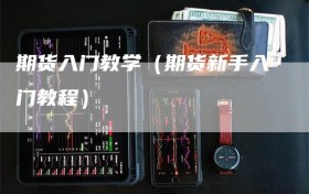 期货入门教学（期货新手入门教程）