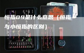 恒指09是什么意思（恒指与小恒指的区别）