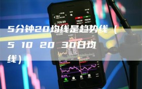 5分钟20均线是趋势线（5 10 20 30日均线）