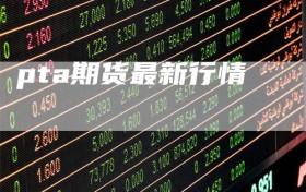 pta期货最新行情