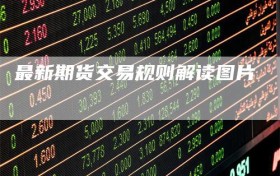最新期货交易规则解读图片