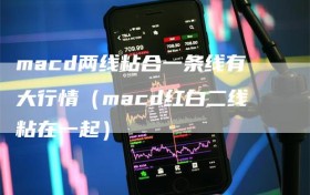 macd两线粘合一条线有大行情（macd红白二线粘在一起）