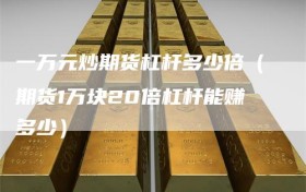 一万元炒期货杠杆多少倍（期货1万块20倍杠杆能赚多少）
