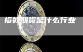 指数期货是什么行业