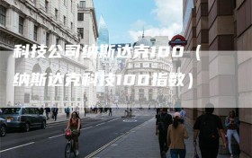 科技公司纳斯达克100（纳斯达克科技100指数）