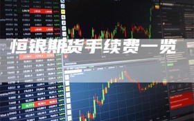 恒银期货手续费一览