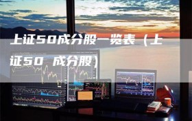 上证50成分股一览表（上证50 成分股）