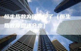 恒生指数为什么停了（恒生指数停盘还会变）