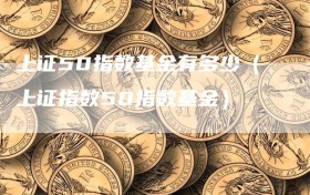 上证50指数基金有多少（上证指数50指数基金）